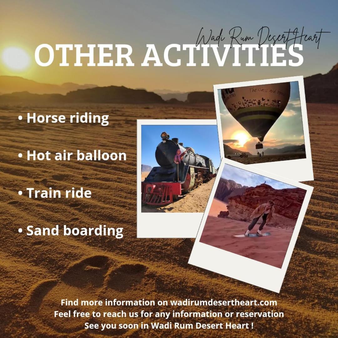Wadi Rum Desert Heart Camp Exteriér fotografie